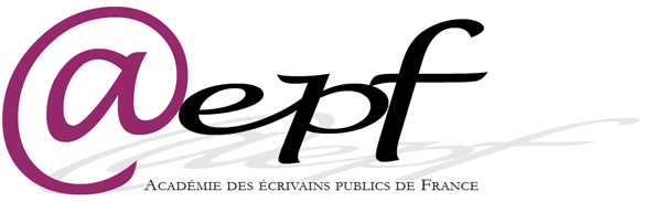 Agréé par l'Académie des écrivains publics de France